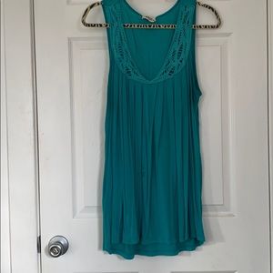 Costa Blanca turquoise top